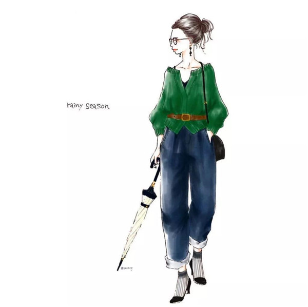 小姐姐们太会穿！行走的 lookbook 啊！